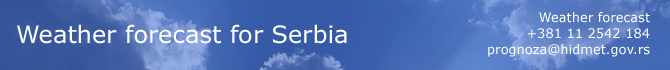 Meteo alarm - Prognozirane  meteorološke pojave - Republički Hidrometeorološki zavod Srbije